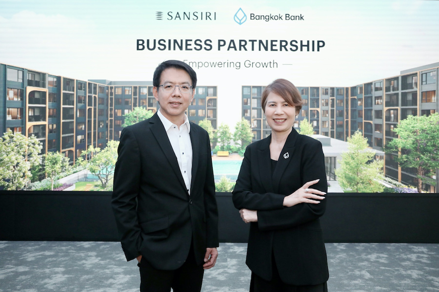 แสนสิริ ผนึก ธ.กรุงเทพ เสริมแกร่งพอร์ตธุรกิจ จับมือสนับสนุนทางการเงิน 3 โครงการใหม่