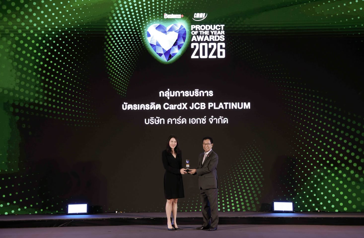 CardX JCB PLATINUM คว้ารางวัล “Business+ Product of the Year Awards 2026”