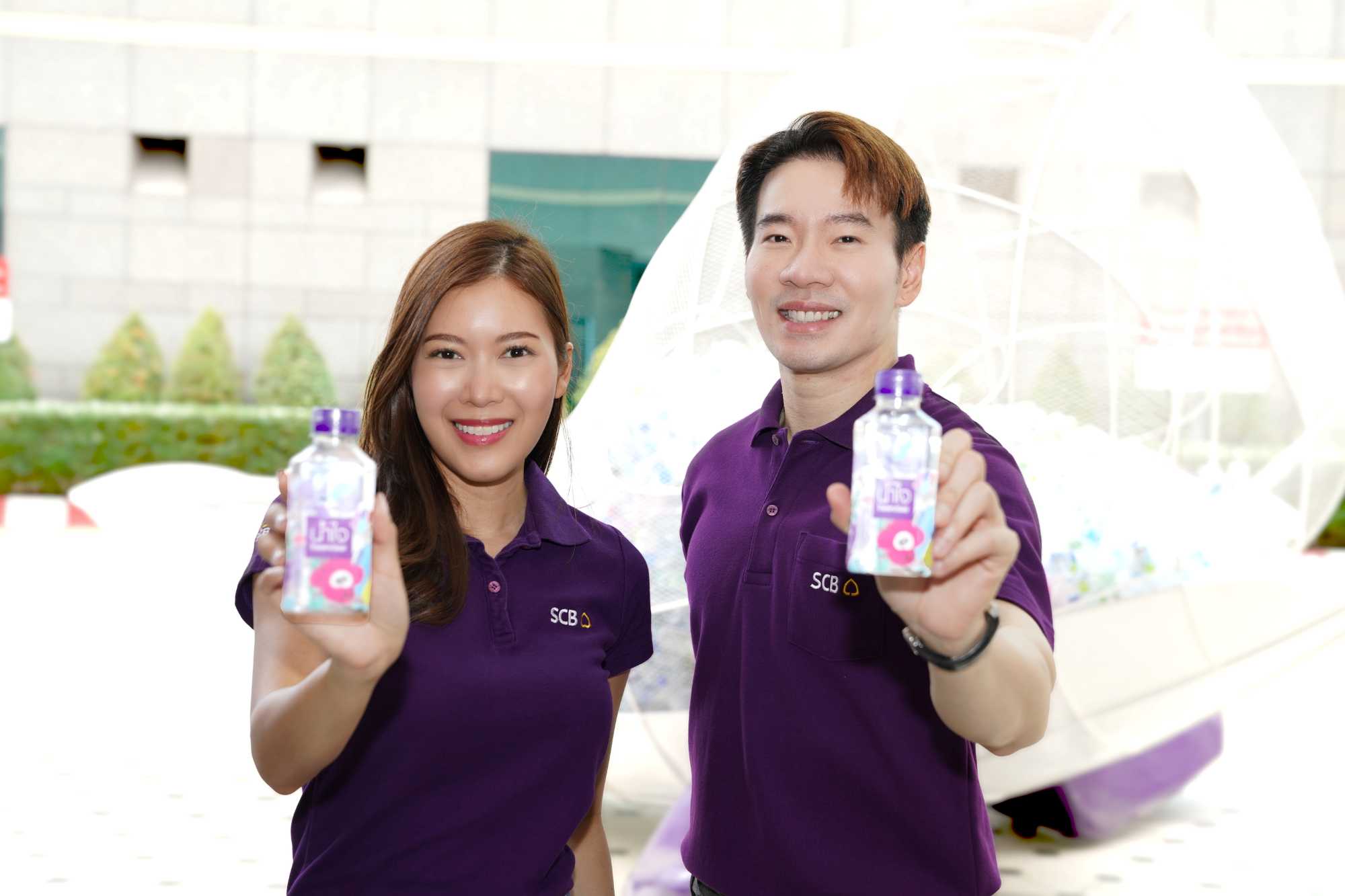 ไทยพาณิชย์ ช่วยลดขยะทางทะเลด้วยการใช้ขวด rPET แล้วกว่า 2.5 ล้านขวด