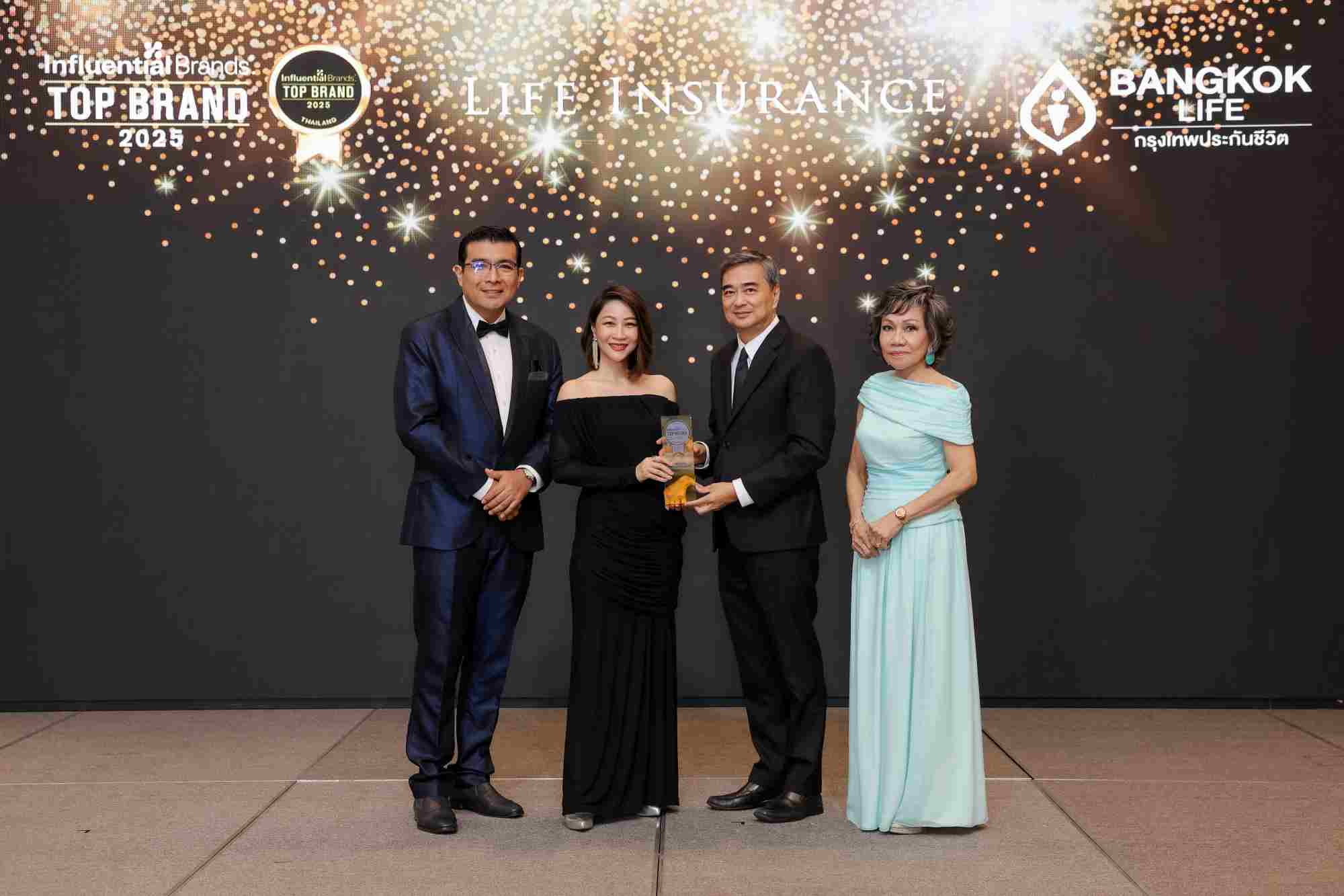 กรุงเทพประกันชีวิต คว้ารางวัล Top Influential Brand ต่อเนื่องปีที่ 2