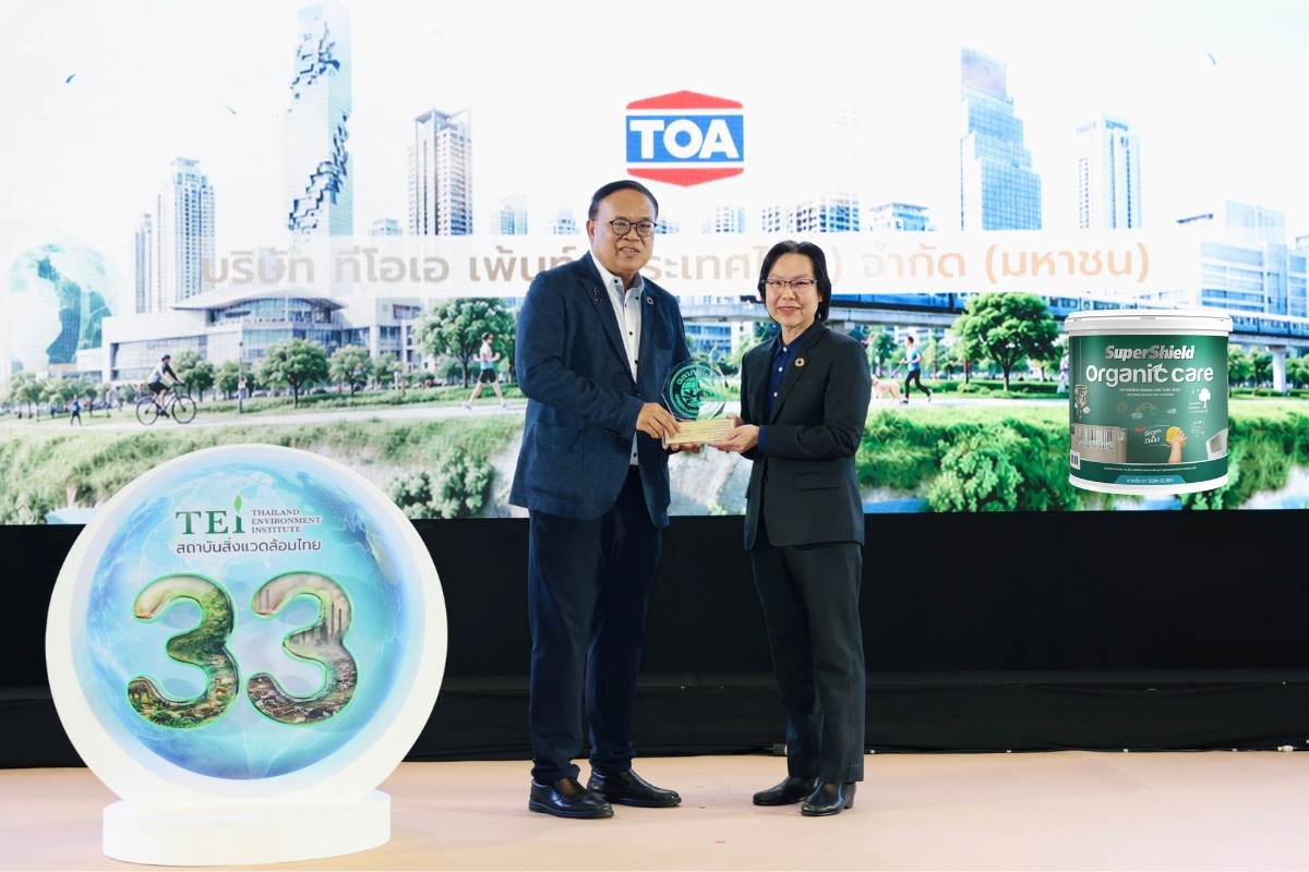 TOA ยืนหนึ่ง Green Ecosystem ไทย คว้าฉลาก EPD สูงสุด 33 รายการ