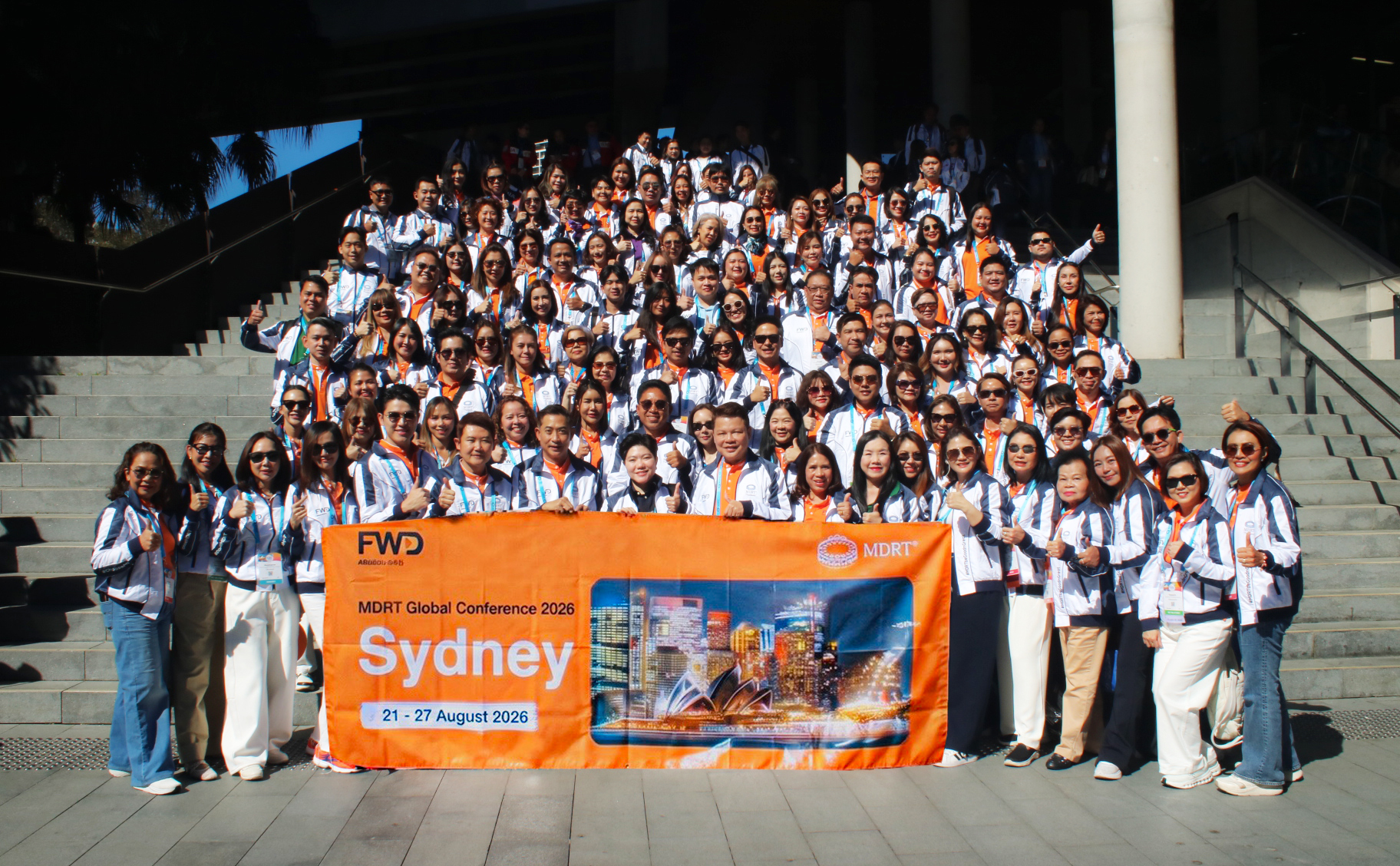 FWD ประกันชีวิต นำสุดยอดที่ปรึกษาประกันชีวิต ร่วมงาน MDRT Global ที่นครซิดนีย์