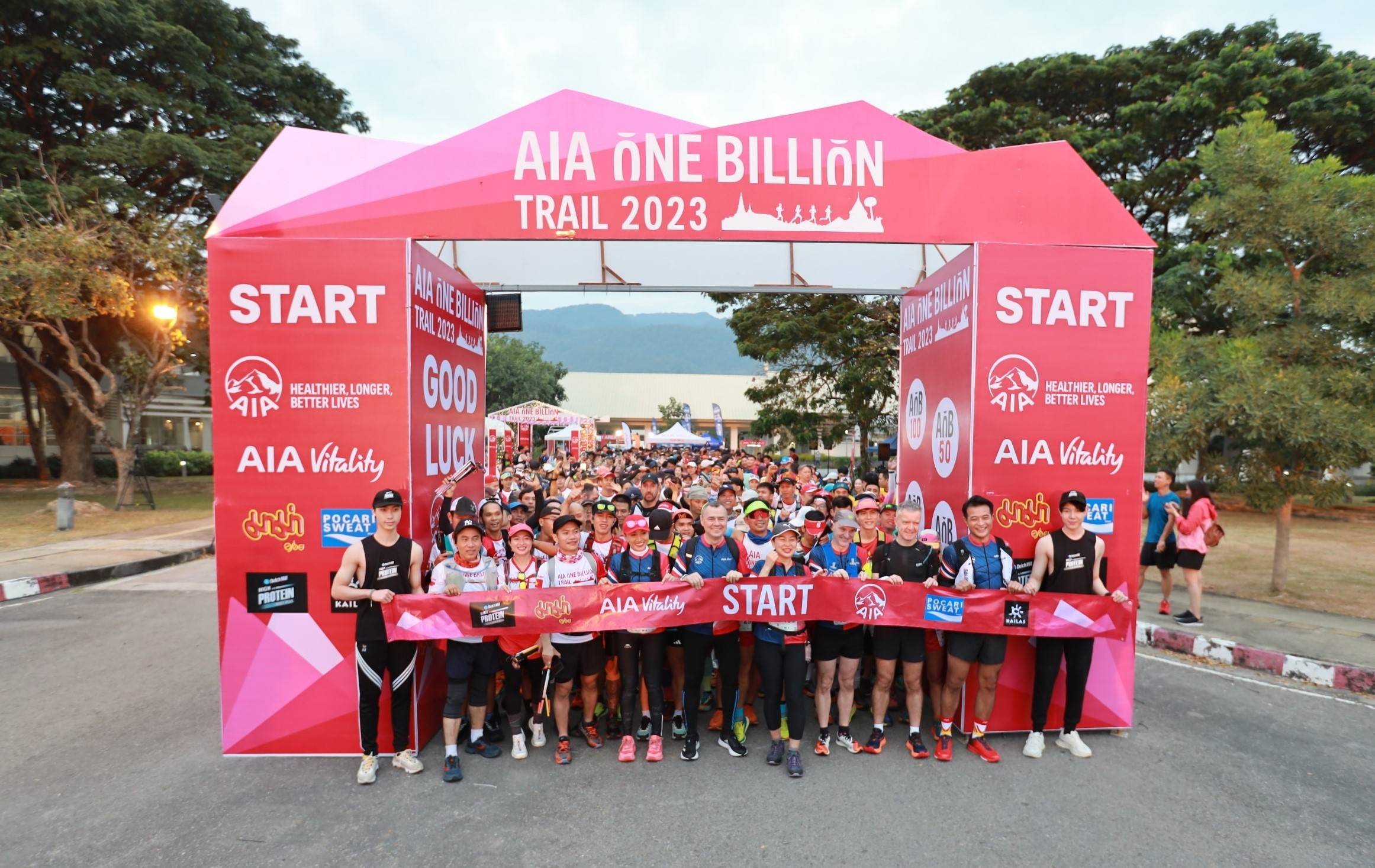 เอไอเอ ประเทศไทย จัดงานเดิน-วิ่งเทรล AIA One Billion Trail 2023 นักวิ่ง 400 ทีมเข้าร่วม