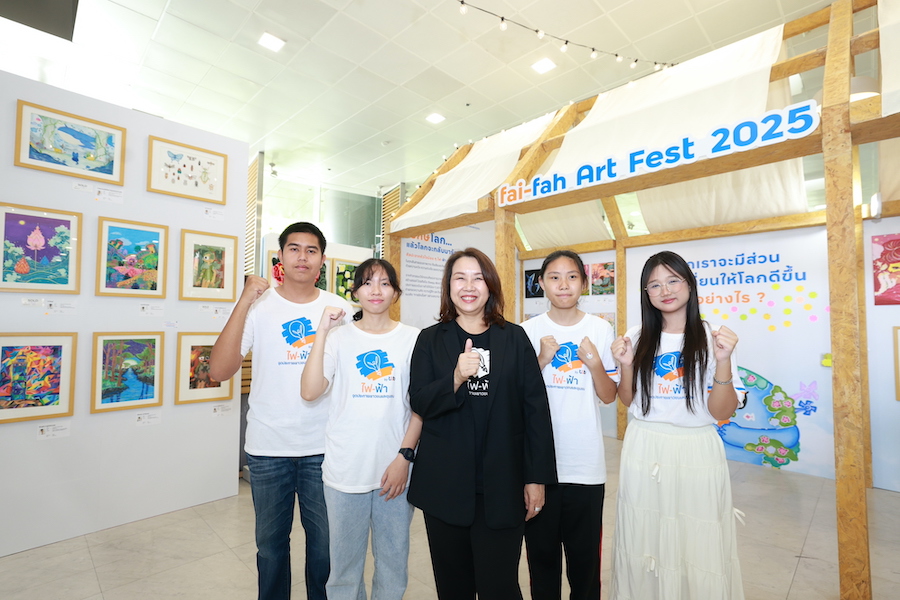 ไฟ-ฟ้า โดย ทีทีบี จุดประกายเยาวชนเปลี่ยนโลก ผ่าน fai-fah Art Fest 2025