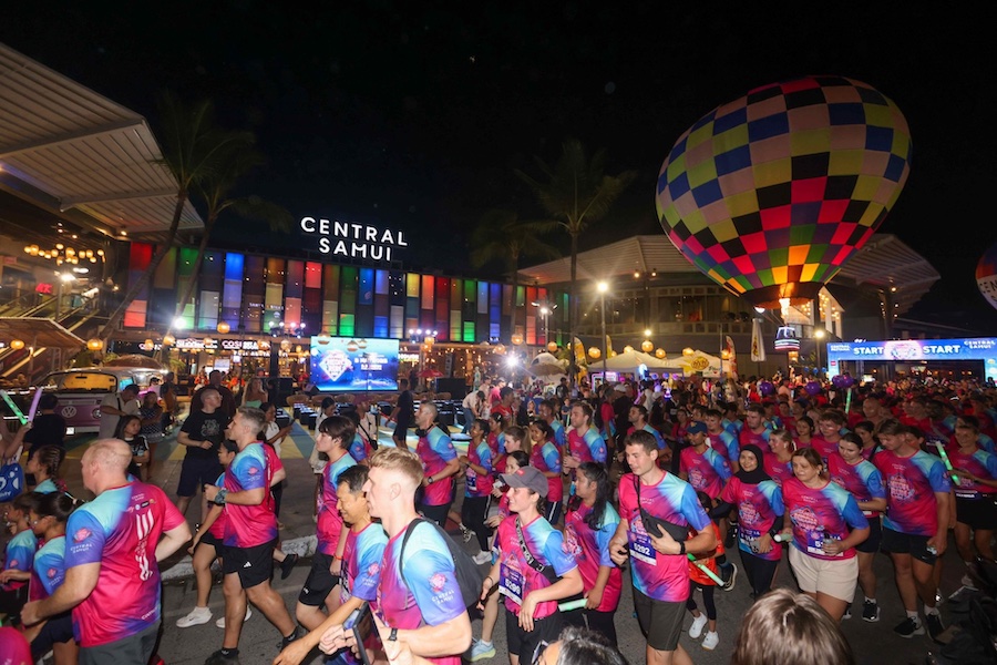 เซ็นทรัล สมุย ผนึกพันธมิตรภาครัฐ–เอกชน จัด “Central Samui Neon Run 2026”