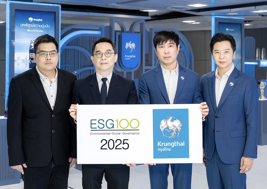กรุงไทยโดดเด่น ติดอันดับ ESG100 เป็นปีที่ 8 ตอกย้ำดำเนินธุรกิจสู่ความยั่งยืน