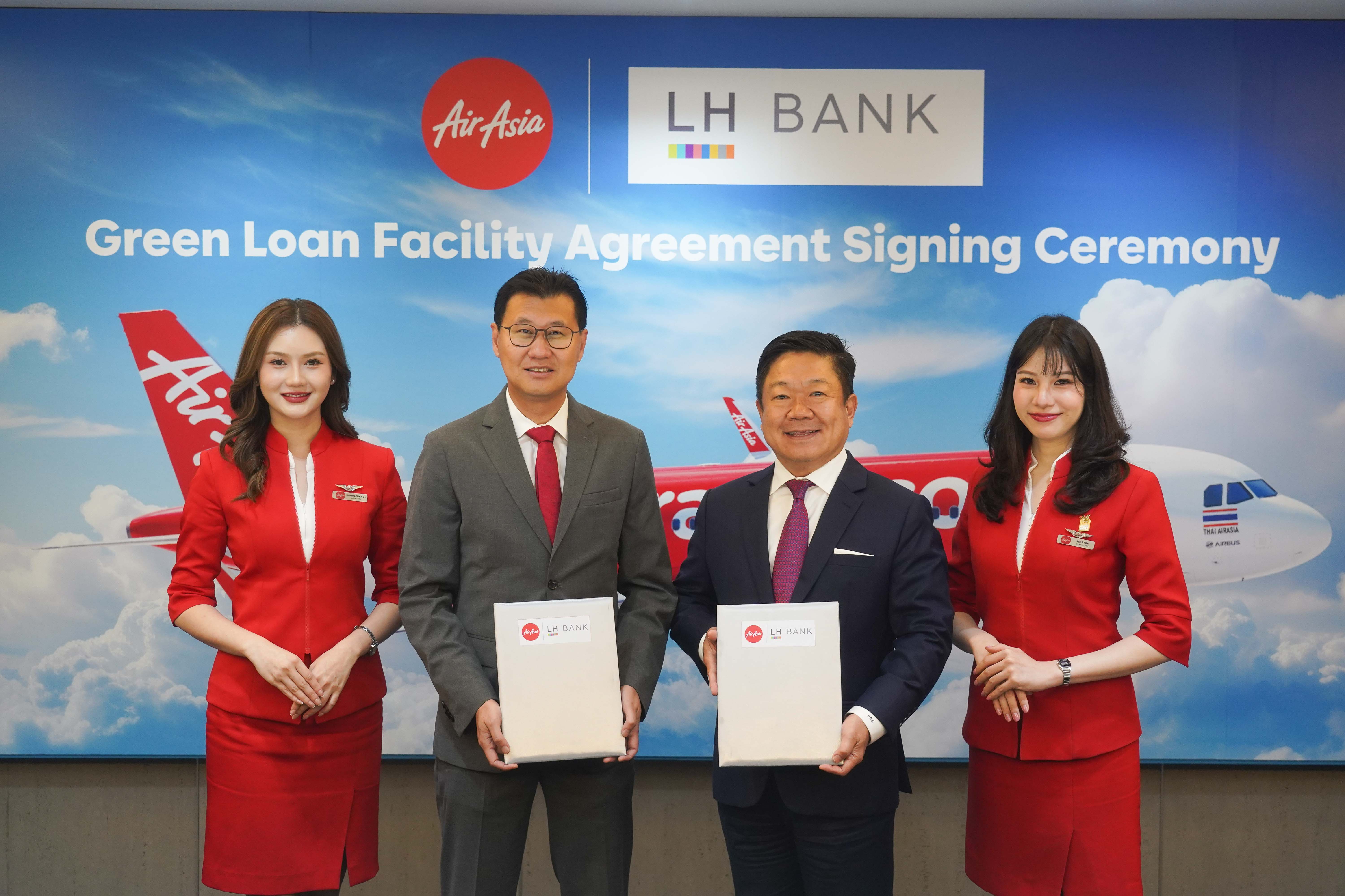 LH Bank สนับสนุนสินเชื่อสีเขียวให้แก่สายการบินไทยแอร์เอเชีย จัดซื้อเครื่องบิน