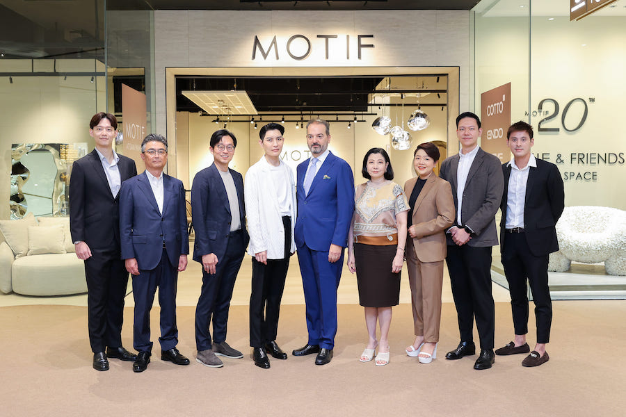 MOTIF ร่วมกับ COTTO, ENDO และ O2E Supply เนรมิตพื้นที่โชว์รูมเฟอร์นิเจอร์หรู