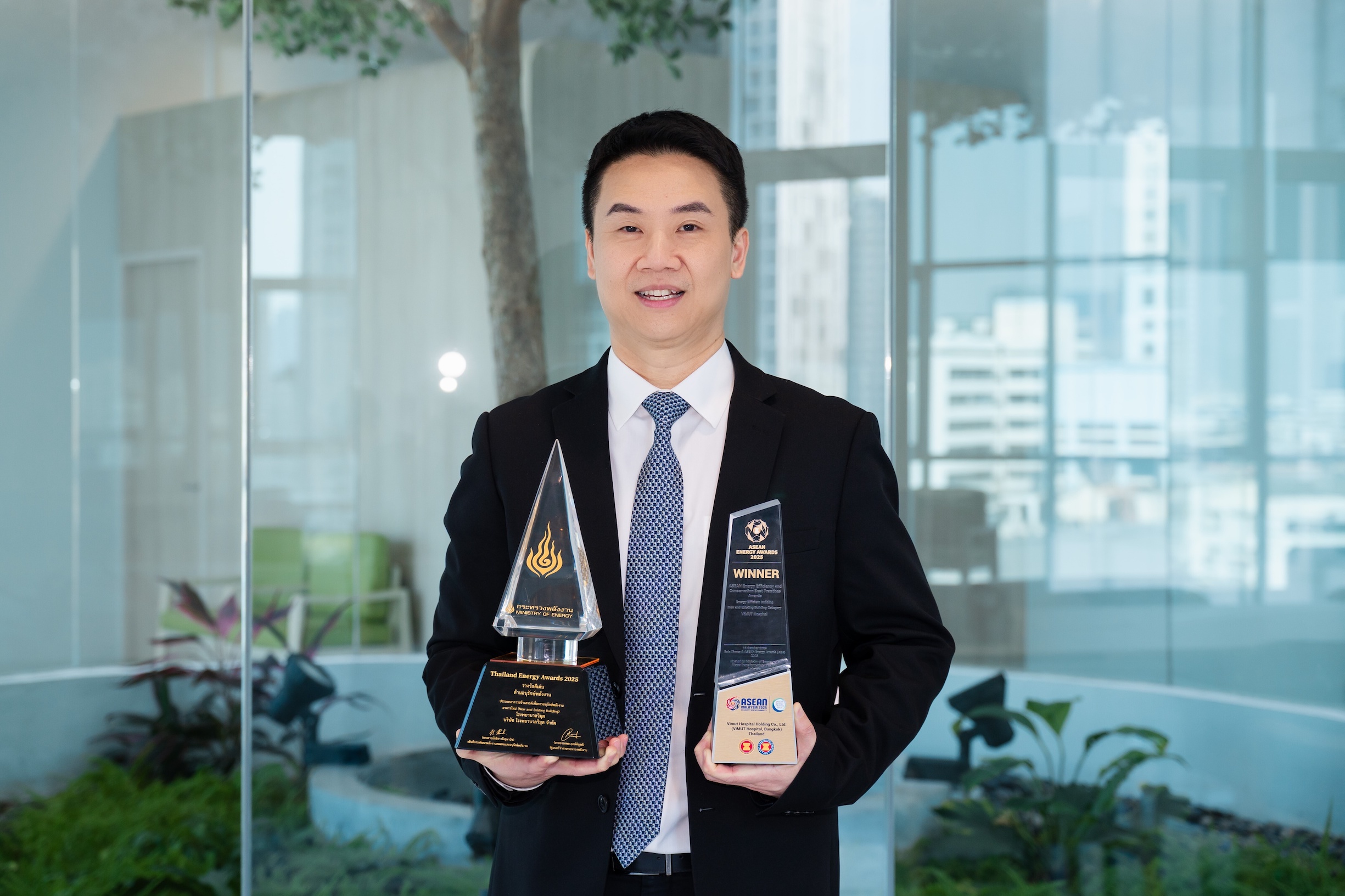 รพ.วิมุต คว้ารางวัลเกียรติยศ ด้านอนุรักษ์พลังงาน เวที Thailand Energy Awards 2025