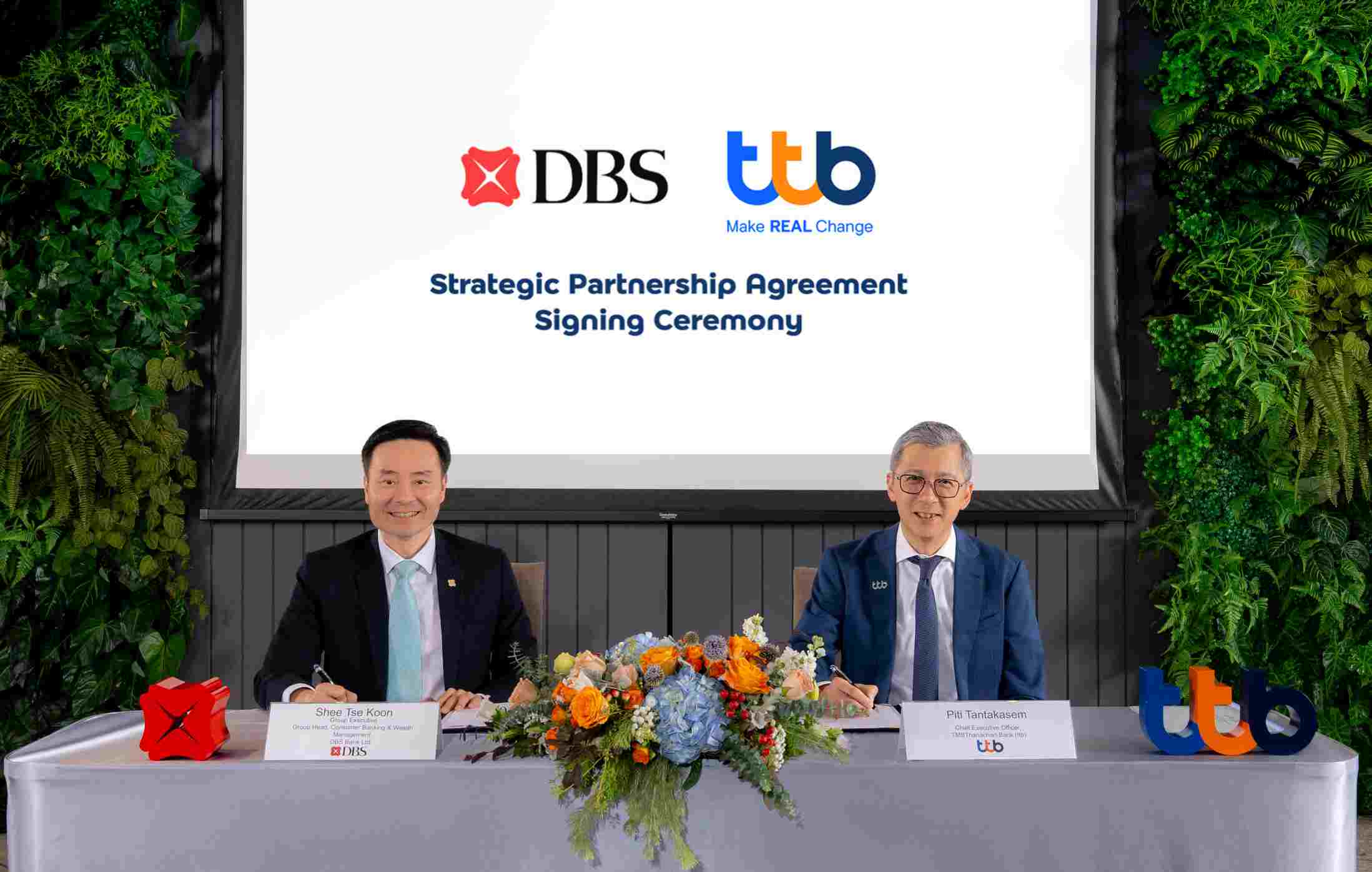 ทีทีบี ผนึก DBS สร้างความร่วมมือเชิงกลยุทธ์ ยกระดับบริหารความมั่งคั่ง