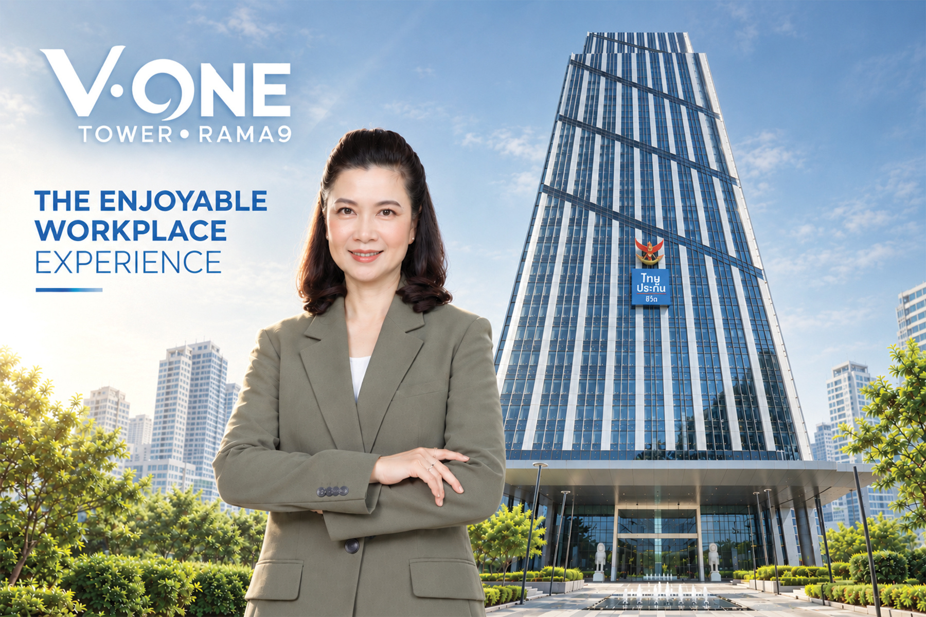 V.One Tower ชู Fully Functional Office Ecosystem พร้อมมาตรฐาน LEED Gold